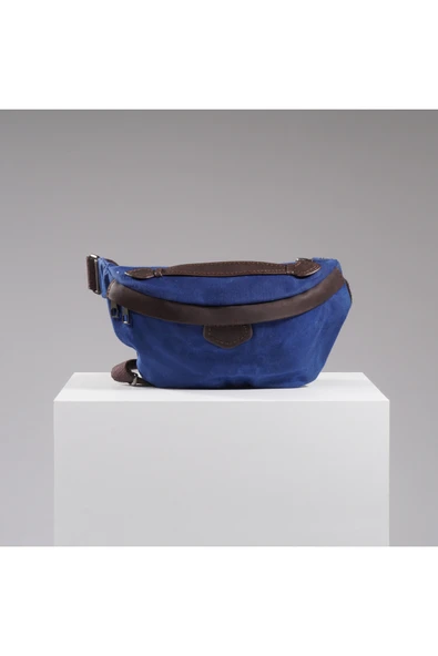 DEERDERİ Vesta Kanvas Bel Çantası Lacivert - Resim 4