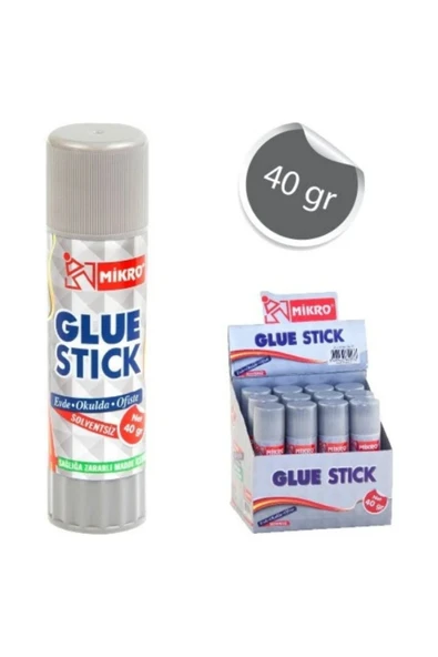 Mikro Stick Yapıştırıcı Solventsiz 40 Gr Gs-40 12'Li ürün görseli 1