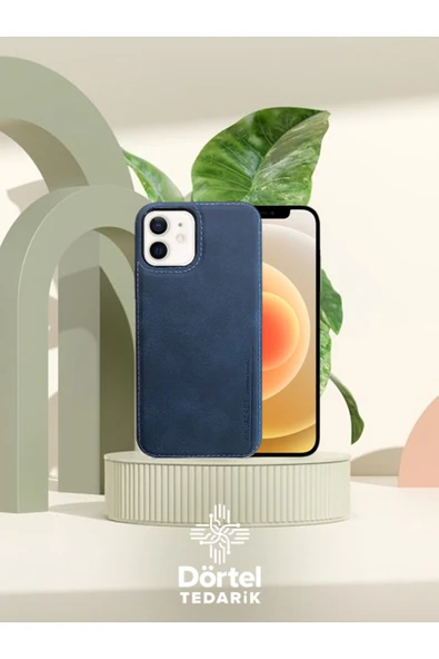 DEERDERİ Juno İphone Hakiki Deri Koruyucu Kılıf Iphone 12/12 Pro uyumlu ürün görseli 1