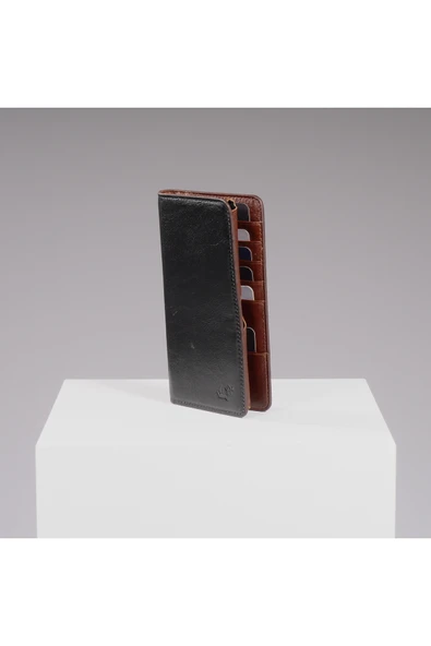 DEERDERİ Hypnos Hakiki Deri Telefon Bölmeli Portföy Cüzdan - Resim 3