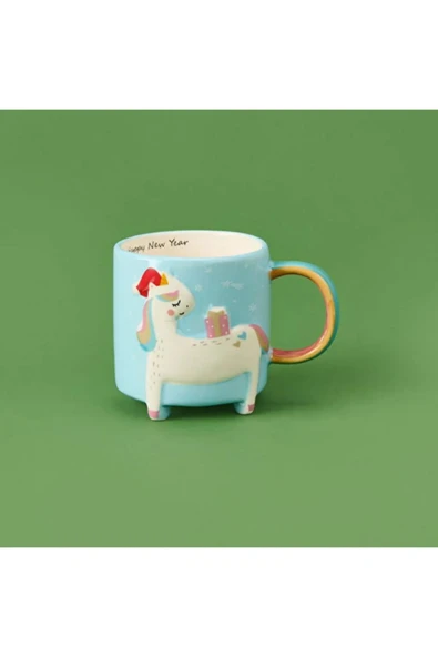 Tohana 3D Hayvan Figürlü Kış Temalı Seramik Kupa 420 ML ürün görseli 1