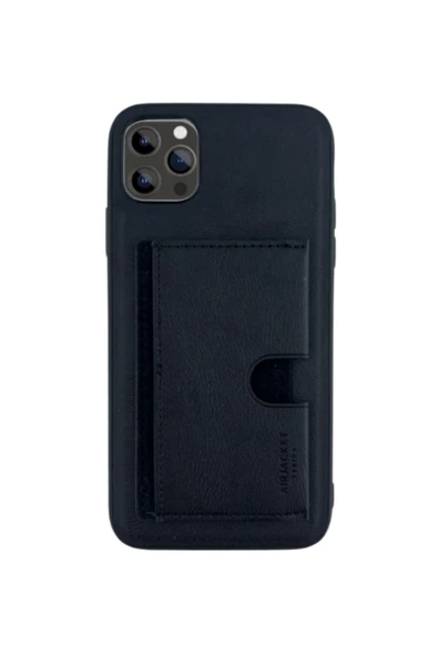 DEERDERİ Kartlıklı Tutacaklı İphone Hakiki Deri Koruyucu Kılıf Iphone 16 - Resim 2