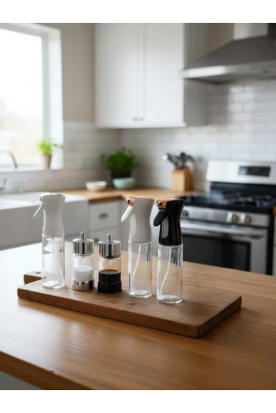 Dörtel Tedarik Air Sprey Cam Yağlık Püskürtmeli Yağdanlık XL 300 ML - Resim 8