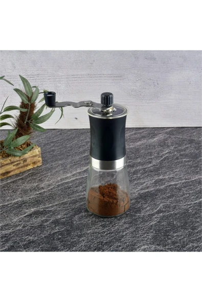 Tohana Obur Home Kahve Değirmeni, Kahve Öğütücü Cam Hazne Ve Seramik Öğütücü ürün görseli 1