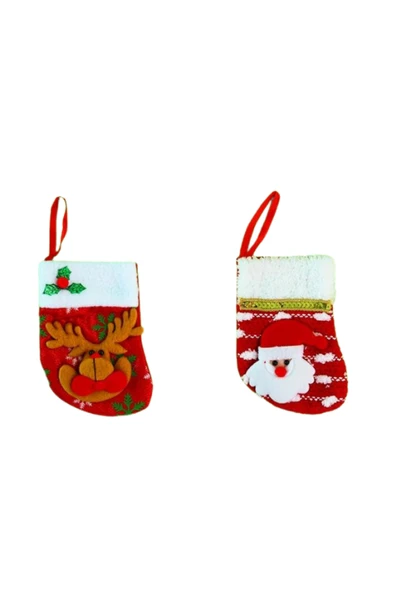 Bam Sevimli Figürlü Yılbaşı Çorabı 1739 - Resim 5