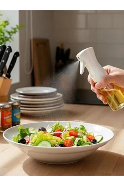 Dörtel Tedarik Air Sprey Cam Yağlık Püskürtmeli Yağdanlık XL 300 ML - Resim 5