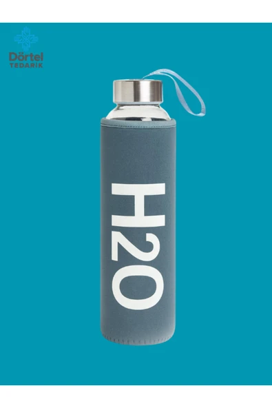 Tohana H2o Kılıflı Cam Matara 500 ML ürün görseli 1