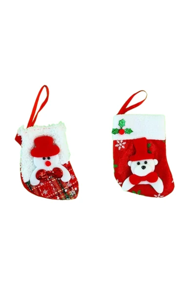 Bam Sevimli Figürlü Yılbaşı Çorabı 1739 - Resim 7