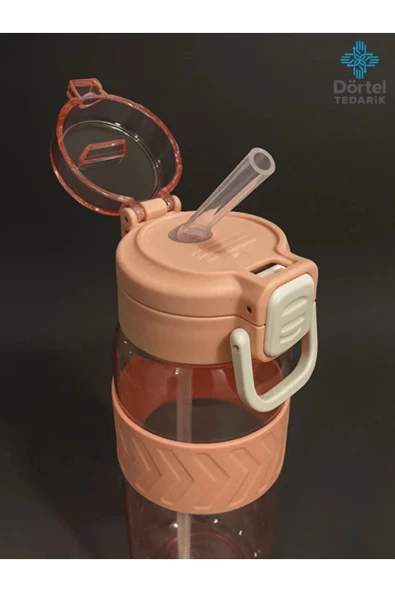 Tohana H2O Kilitli Kapaklı Tritan Suluk 1000 ml BPA İçermez, Sızdırmaz, Dayanıklı Spor ve Günlük Matara - Resim 3