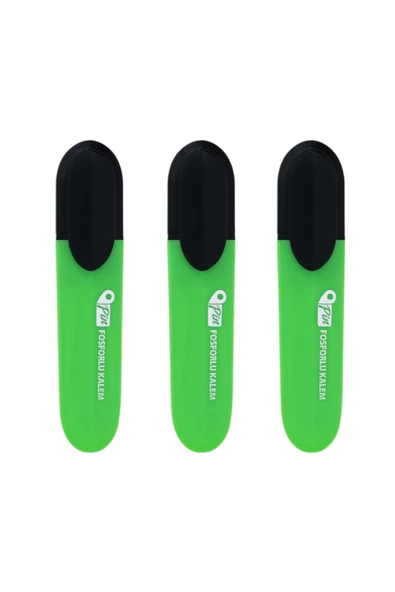 Pin 800 Fosforlu Kalem 3'lü Set ürün görseli 1