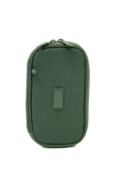 Dörtel Tedarik Krinkıl Kumaş Kalem Kutusu Haki Lastikli Kalem Bölmeli 01110 - Resim 3