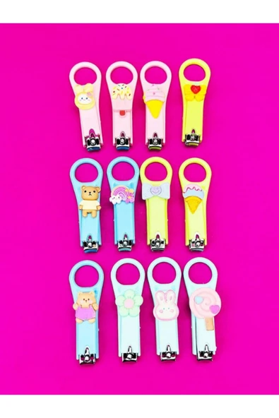 Dörtel Tedarik Sevimli Figürlü Çocuk Tırnak Makası Bebek Tırnak Makası - Resim 4