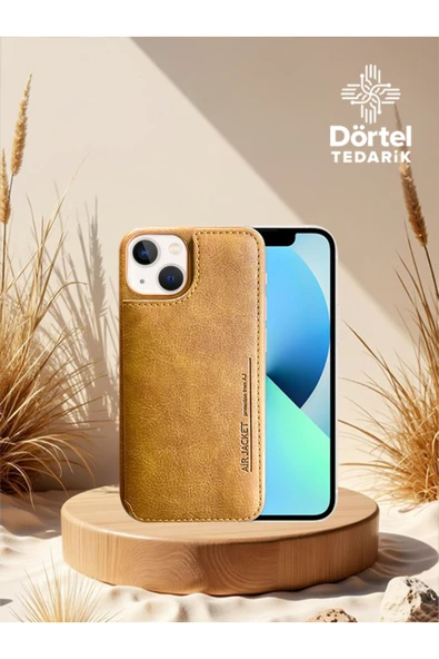 DEERDERİ Helen İphone Hakiki Deri Telefon Kılıfı Uyumlu Iphone 13/14/15 ürün görseli 1