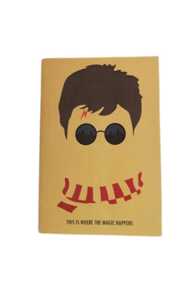 Dörtel Tedarik Harry Potter Temalı Çizgisiz Defter Zamansız Ajanda - Resim 2