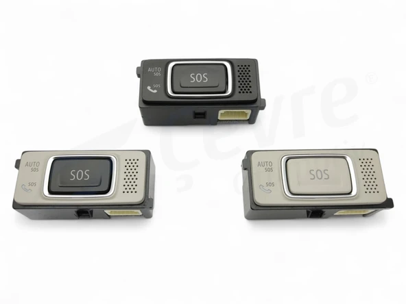 Clio 5 SOS Acil Çağrı Butonu Düğmesi - Renault Captur 2 253B02980R - Resim 4