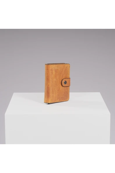 DEERDERİ Thyke Vintage Deri Cüzdan Kartlık - Resim 4