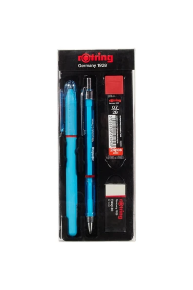 Rotring Okul Seti Visuclick+Jel 0.7 MM Mavi ürün görseli 1