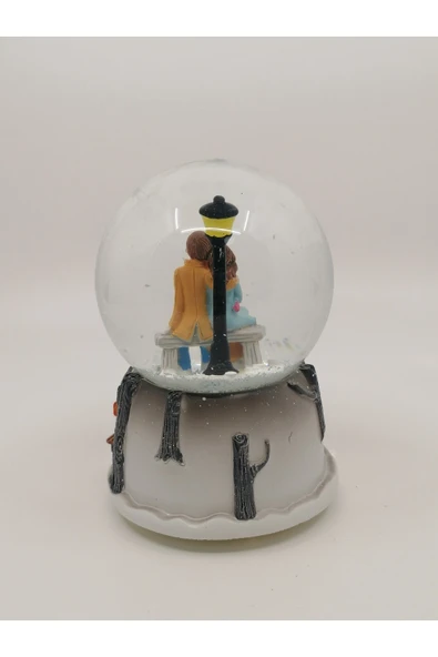 Tohana Orta Boy Işıklı Müzikli Kar Küresi - Resim 4