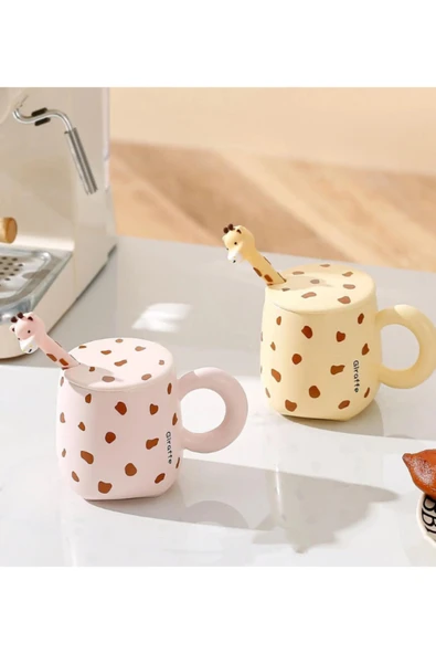 Dörtel Tedarik Zürafa Temalı Seramik Kupa 1966 ürün görseli 1