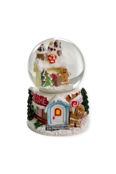 Dörtel Tedarik Pinky Bee Noel Kar Küresi Işıkları Yılbaşı Kar Küresi 8 cm 1756 - Resim 6