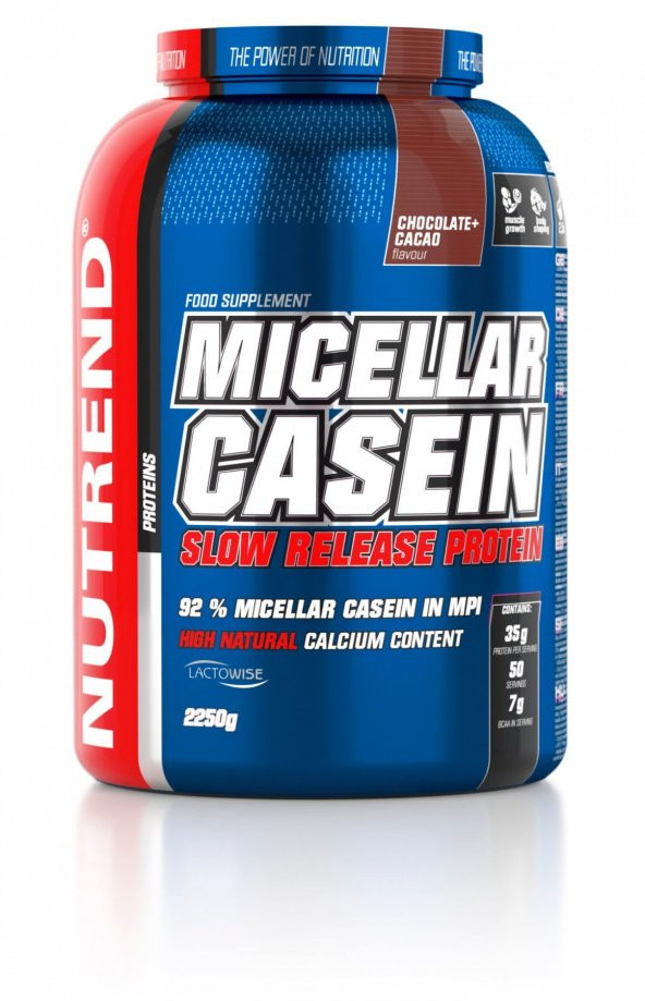 Nutrend Micellar Casein Protein 2250 gr - Çikolata