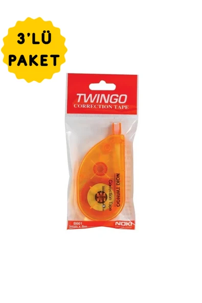 Noki Twingo Turuncu 5X8 Mt Şerit Silici (B661) 3'lü ürün görseli 1
