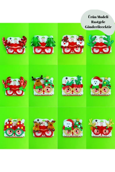 Bam Sevimli Figürlü Yılbaşı Gözlüğü 1738 - Resim 2