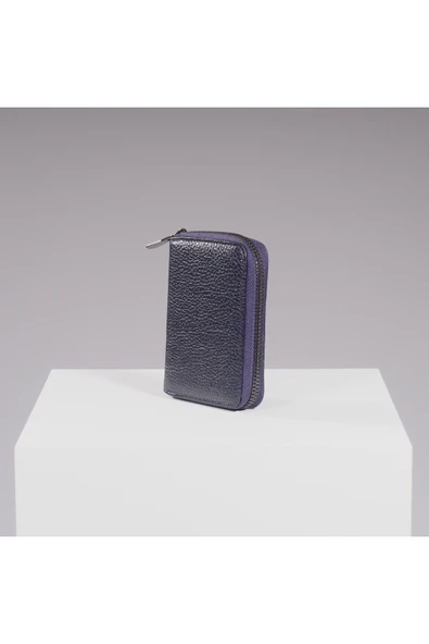 DEERDERİ Rhode Vintage Hakiki Deri Fermuarlı Kartlık Cüzdan - Resim 3