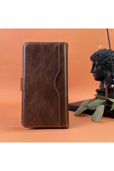 DEERDERİ Juno İphone Hakiki Deri Koruyucu Kılıf Iphone 12/12 Pro Uyumlu - Resim 4