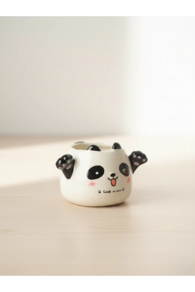 Tohana 3D Kucaklayan Hayvan Figürlü Seramik Kupa ürün görseli 1