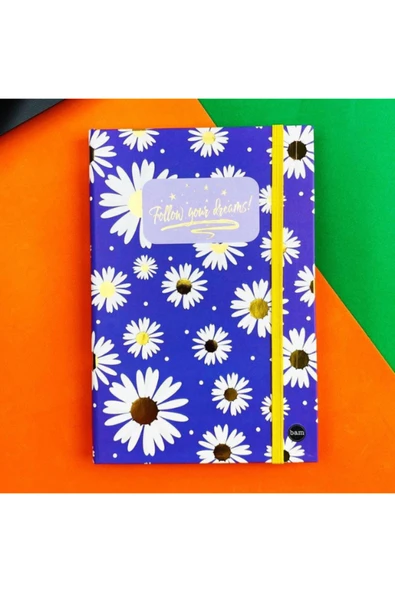 Dörtel Tedarik Paketli Mor Papatya Sekreterlik Defter Kalemlik Hediye Seti - Resim 2