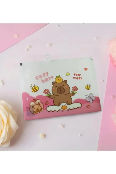 Dörtel Tedarik Capybara Tasarımlı A4 Dosya 1893 - Resim 6