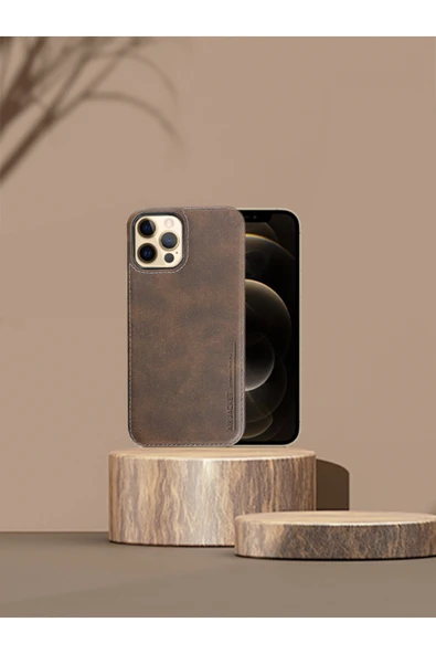 DEERDERİ İphone Hakiki Deri Koruyucu uyumlu Kılıf Iphone 13/14/15 ürün görseli 1