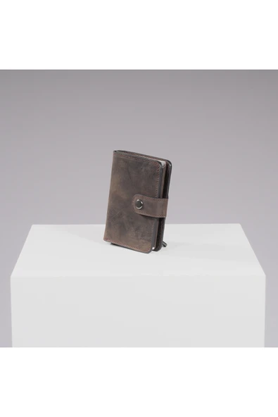 DEERDERİ Thyke Vintage Deri Cüzdan Kartlık - Resim 2