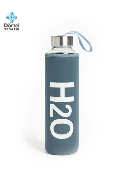 Tohana H2o Kılıflı Cam Matara 500 ML - Resim 2