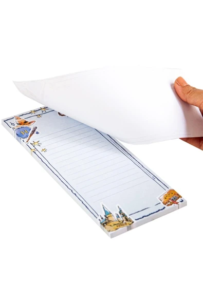 GiFi Notepad Harry Potter Özel Tasarım Lisanslı 9x22,7 Cm - Resim 5