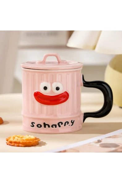 Dörtel Tedarik Komik Karakter Tasarımlı Seramik Kupa BM-1435 ürün görseli 1