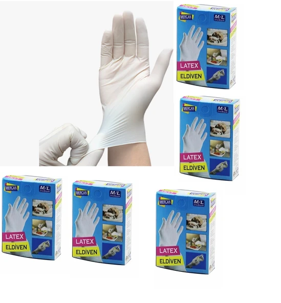 Eldiven Latex Eldiven Muayene Eldiveni M/L 30 Adet ürün görseli 1