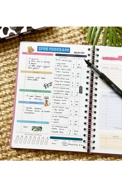 Dörtel Tedarik Van Gogh Badem Çiçeği Tasarımlı Spiralli Defter 1281 - Resim 5