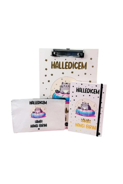 Dörtel Tedarik Halledicem Ama Hangi Birini V2 Tasarımlı Kırtasiye Seti - Resim 5