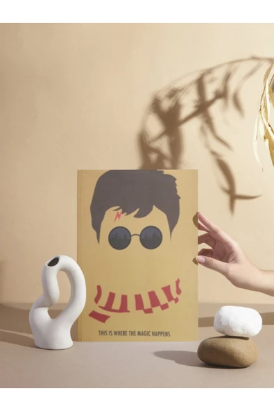 Dörtel Tedarik Harry Potter Temalı Çizgisiz Defter Zamansız Ajanda ürün görseli 1