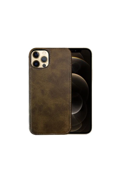 DEERDERİ Juno İphone Hakiki Deri Koruyucu Kılıf Iphone 13 Pro Max - Resim 2