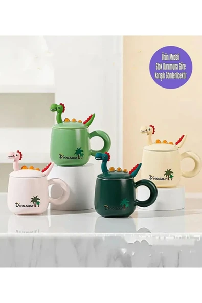 Dörtel Tedarik Dinazor Figürlü Seramik Kupa 1937 - Resim 4