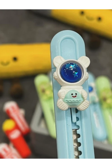 Stilo Ayı Astronot Mini Maket Bıçağı 1 Adet - Resim 2