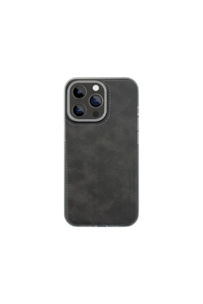 DEERDERİ Juno İphone Hakiki Deri Koruyucu Kılıf Iphone 13 Pro Max - Resim 2