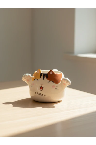 Tohana 3D Kucaklayan Hayvan Figürlü Seramik Kupa ürün görseli 1