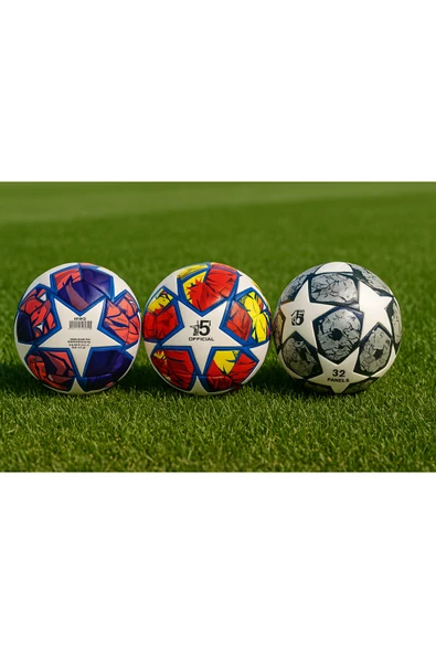 Dörtel Tedarik Futbol Topu Halı Saha Çim Saha Beton Zemin Dikişli Yüksek Kalite Futbol Topu Lacivert - Resim 2