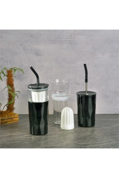 H2O Multi Termo Cam Detox Kupa 650 ml ürün görseli 1