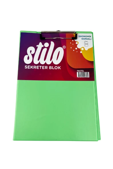 Dörtel Tedarik Stilo Sekreterlik Kapaklı A4 Pastel Renkler Sit-Skr-1222 ürün görseli 1