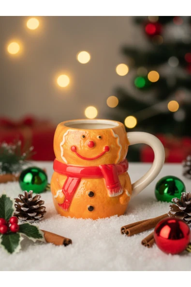 Tohana Kurabiye Adam Figürlü Seramik Kupa 550 ML ürün görseli 1